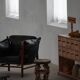 "Lounge chair 'Ilona' by Arne Norell in stained beech and leather, mid-20th century."