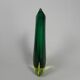 Murano Sommerso vase in green and amber yellow glass, 1960s