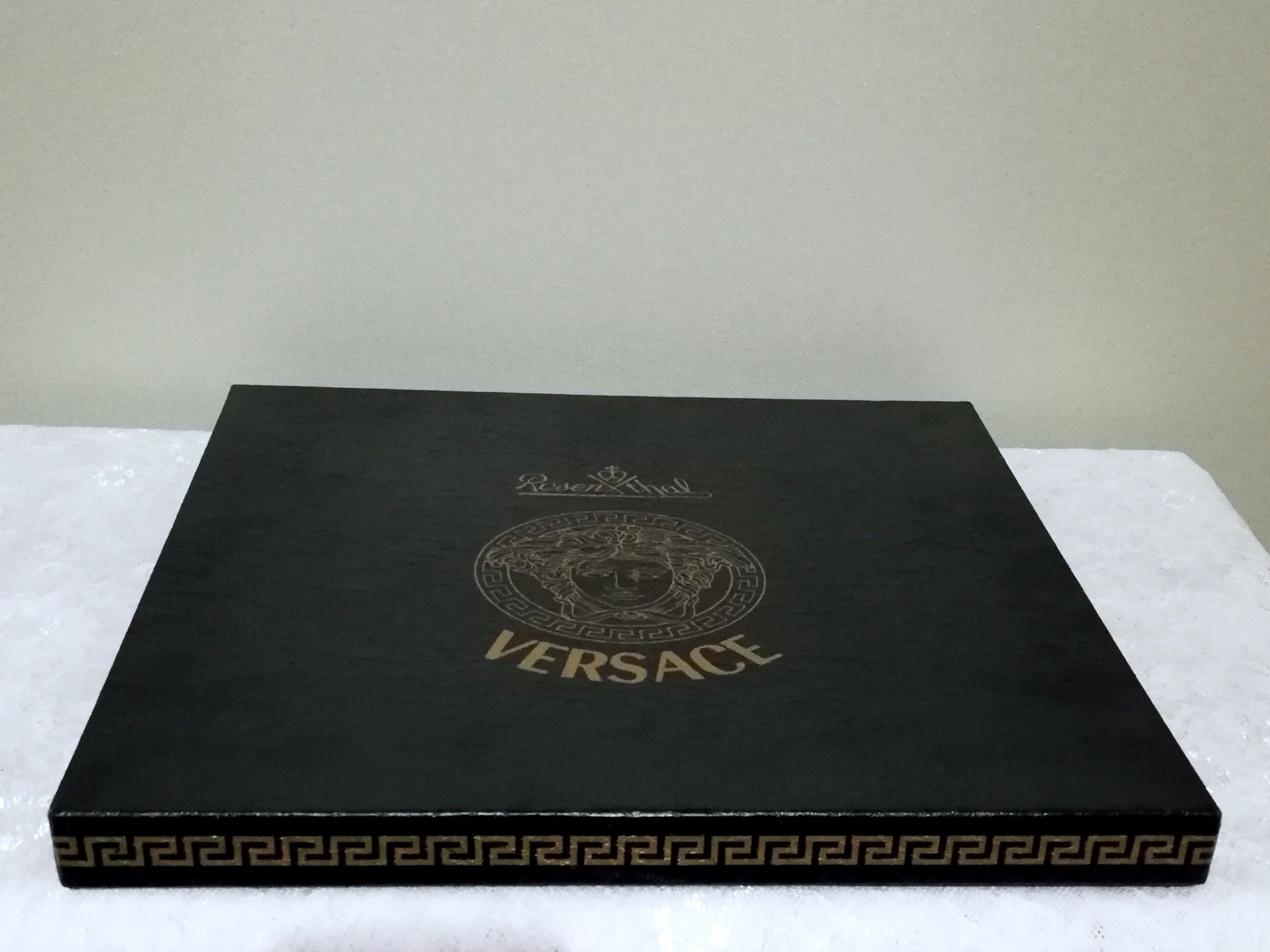 Rosenthal plate decorated by Versace