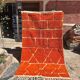 Tapis bérbere orange artisanal 200cmx300cm