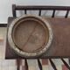 Old vintage wooden magazine rack
