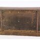 Oak coffin with carvings from around the year 1760s