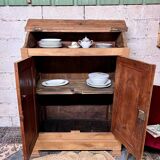 Antique cherry wood sideboard