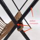 Table basse avec porte-journal des années 60