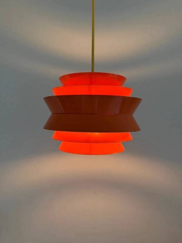 Vintage Trava pendant - Carl Thore - Swedish design lamp - Granhaga Metallindustri