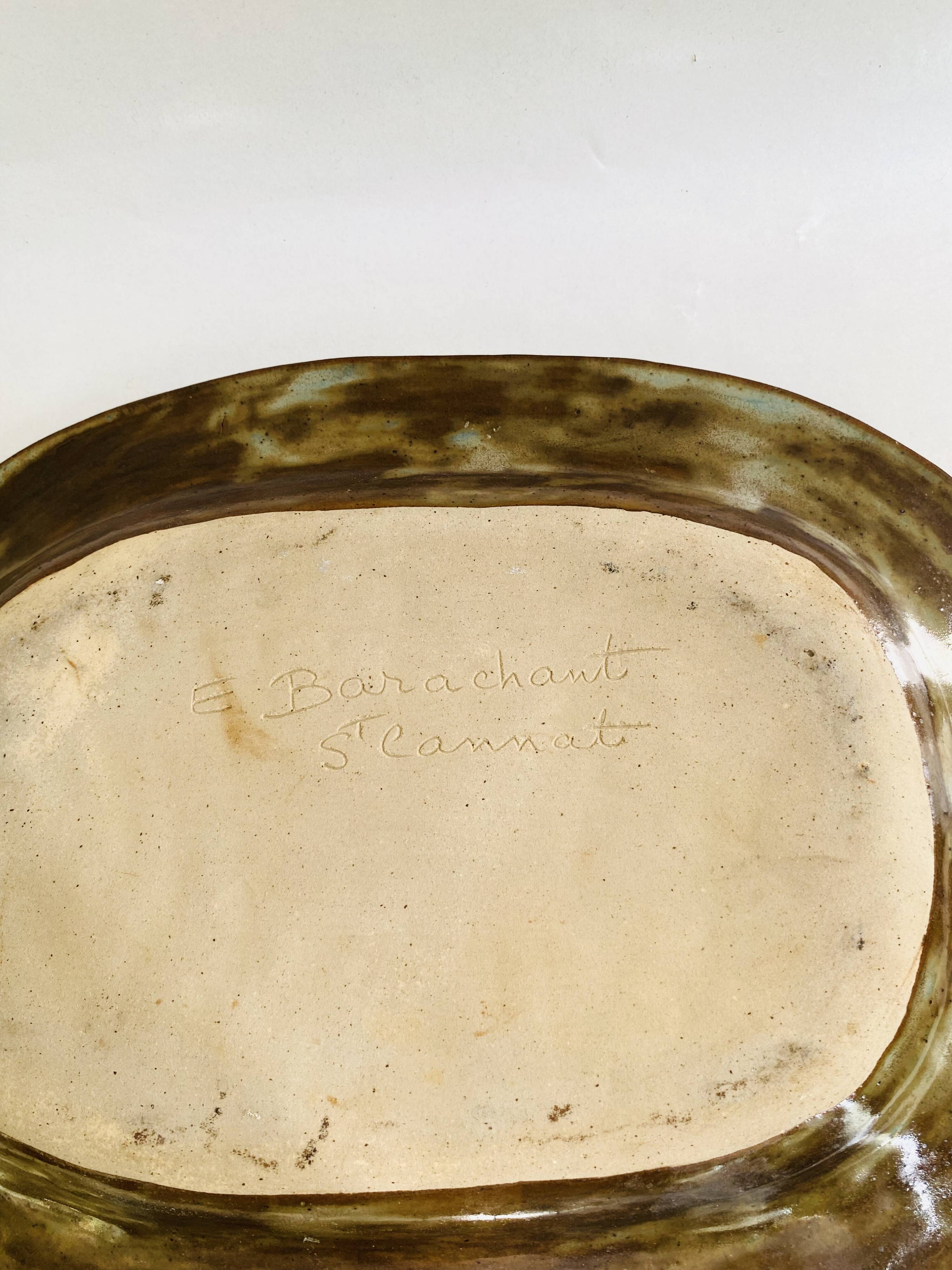 Dish from E. Barachant 1950s