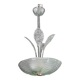 Luxury Barovier & Toso chandelier, Murano Pulegoso glass, 1950s