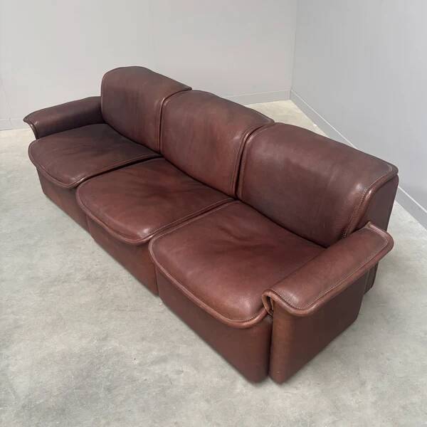 De Sede DS12 3 seat sofa, Switzerland 1970s