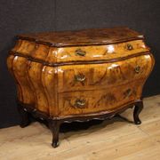 Commode en bois vénitienne du 20ème siècle