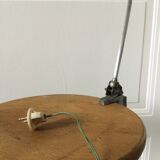 Workshop lamp with vice base from the 40s/50s