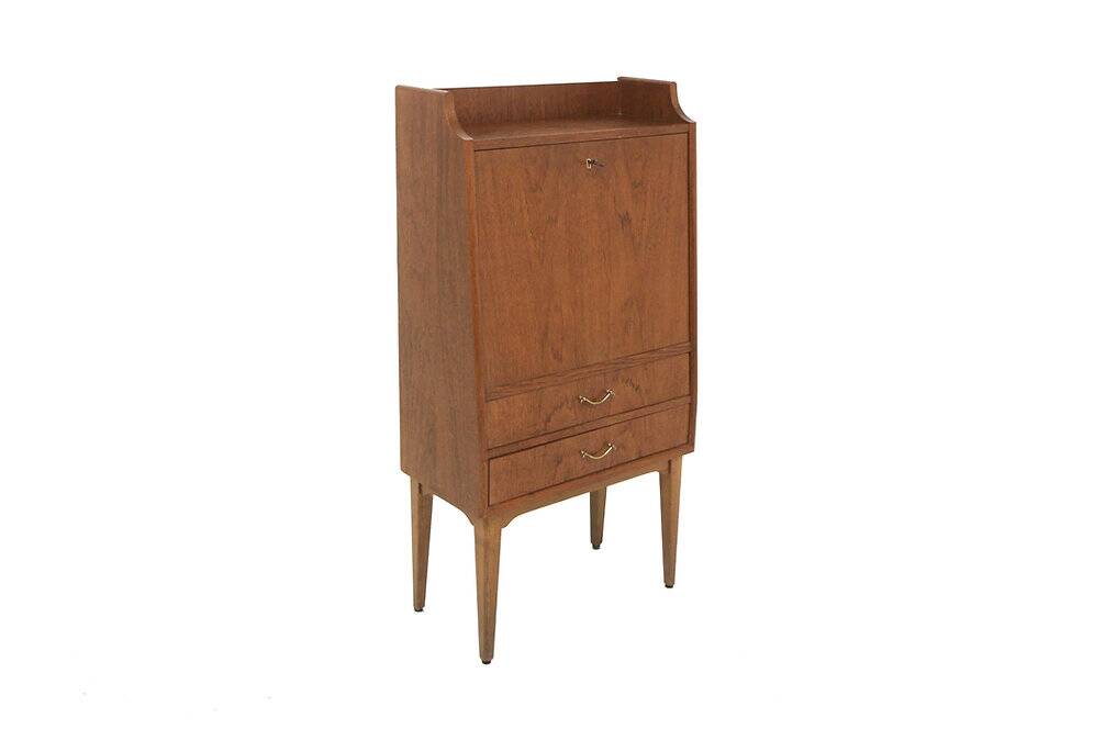 Scandinavian teak secretary desk, Sweden, 1960