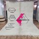 Unique handmade Berber rug 3x2 m