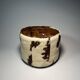 Vintage cowhide pouf from the 80s.