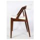 Chaise en bois de teck conçue par Kai Kristiansen, modèle 31