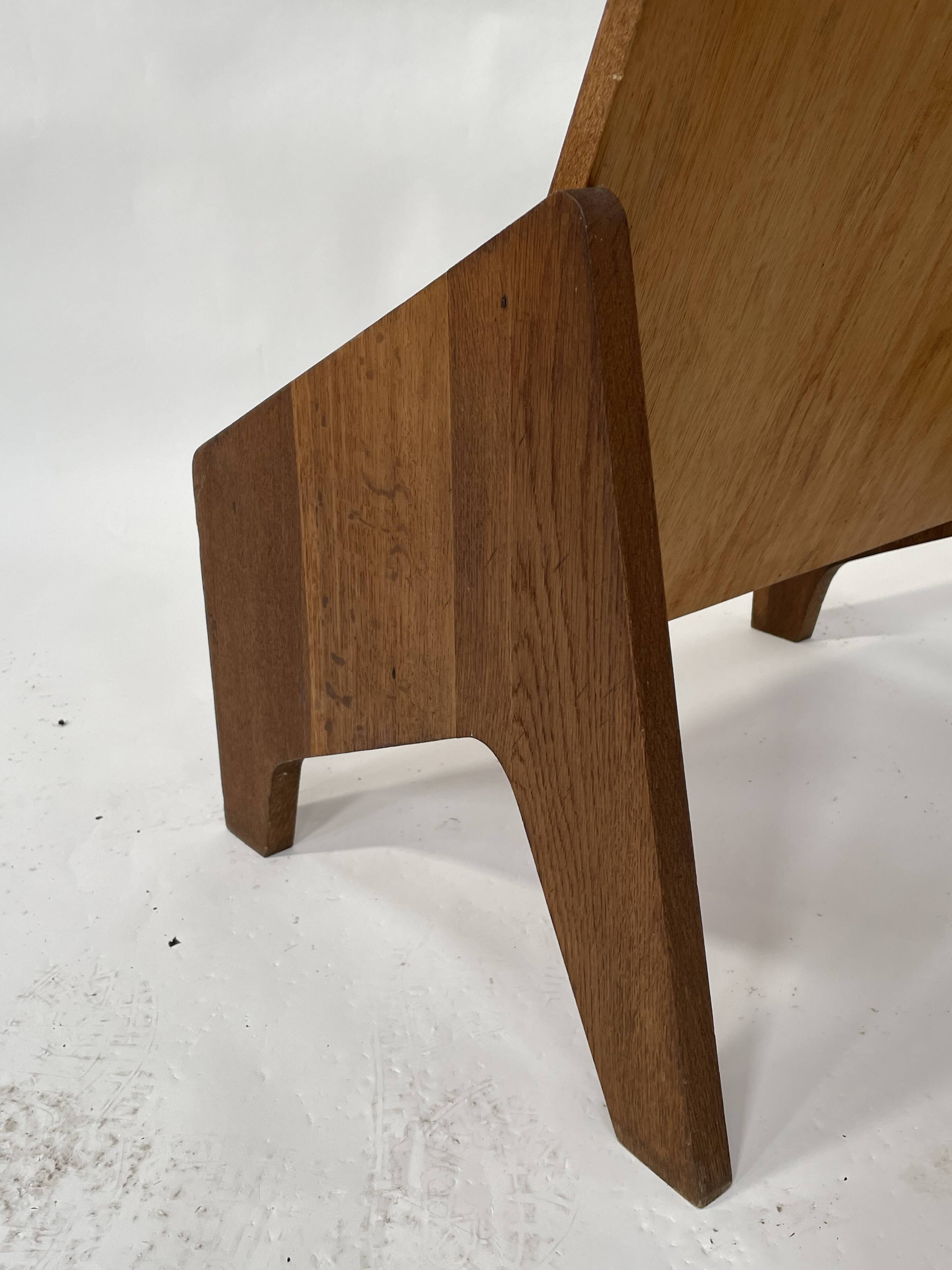 Vintage Bin Standing Magazine Rack Record Holder