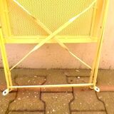 Folding metal garden chairs