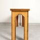 Console with sidetable and mirror in bamboo and rattan