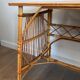 Rattan desk from around 1970.