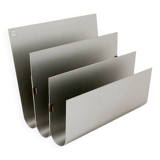 Aluminum Magazine Rack by Pierre Vandel for Espace Pierre Cardin, 1970s