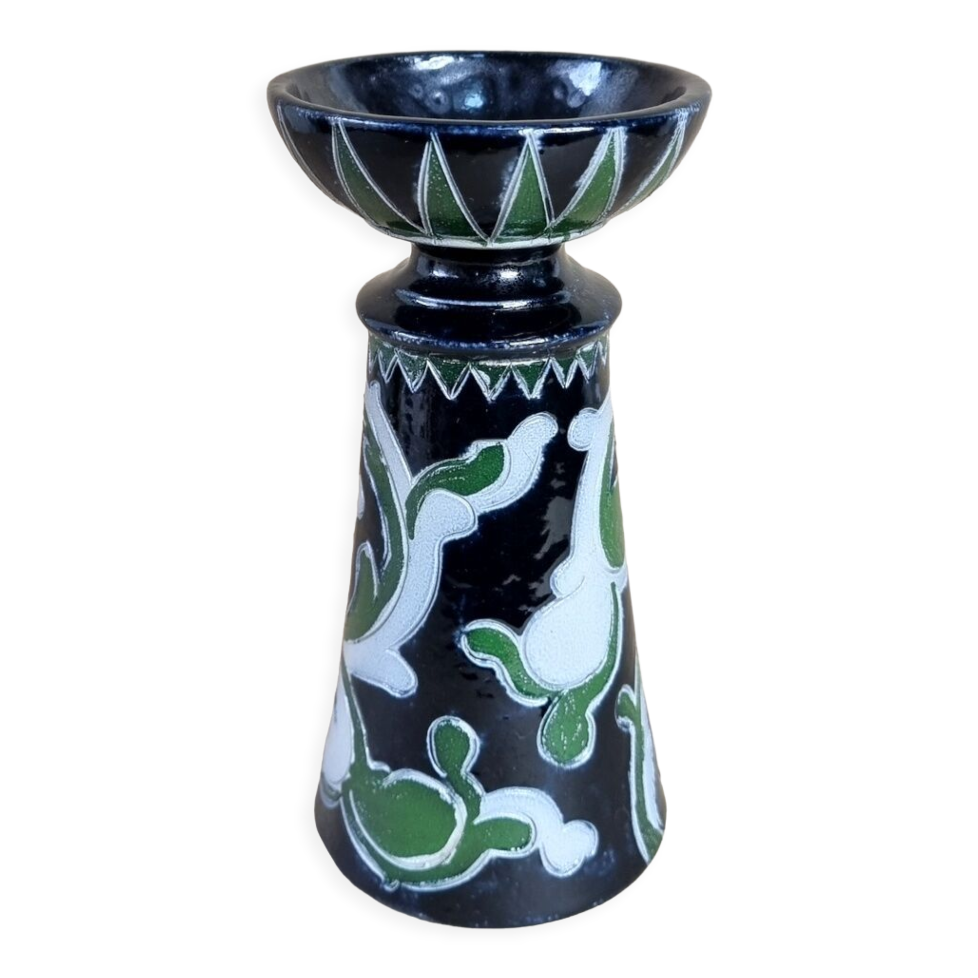 Perfume burner candle holder in Betchdorf stoneware