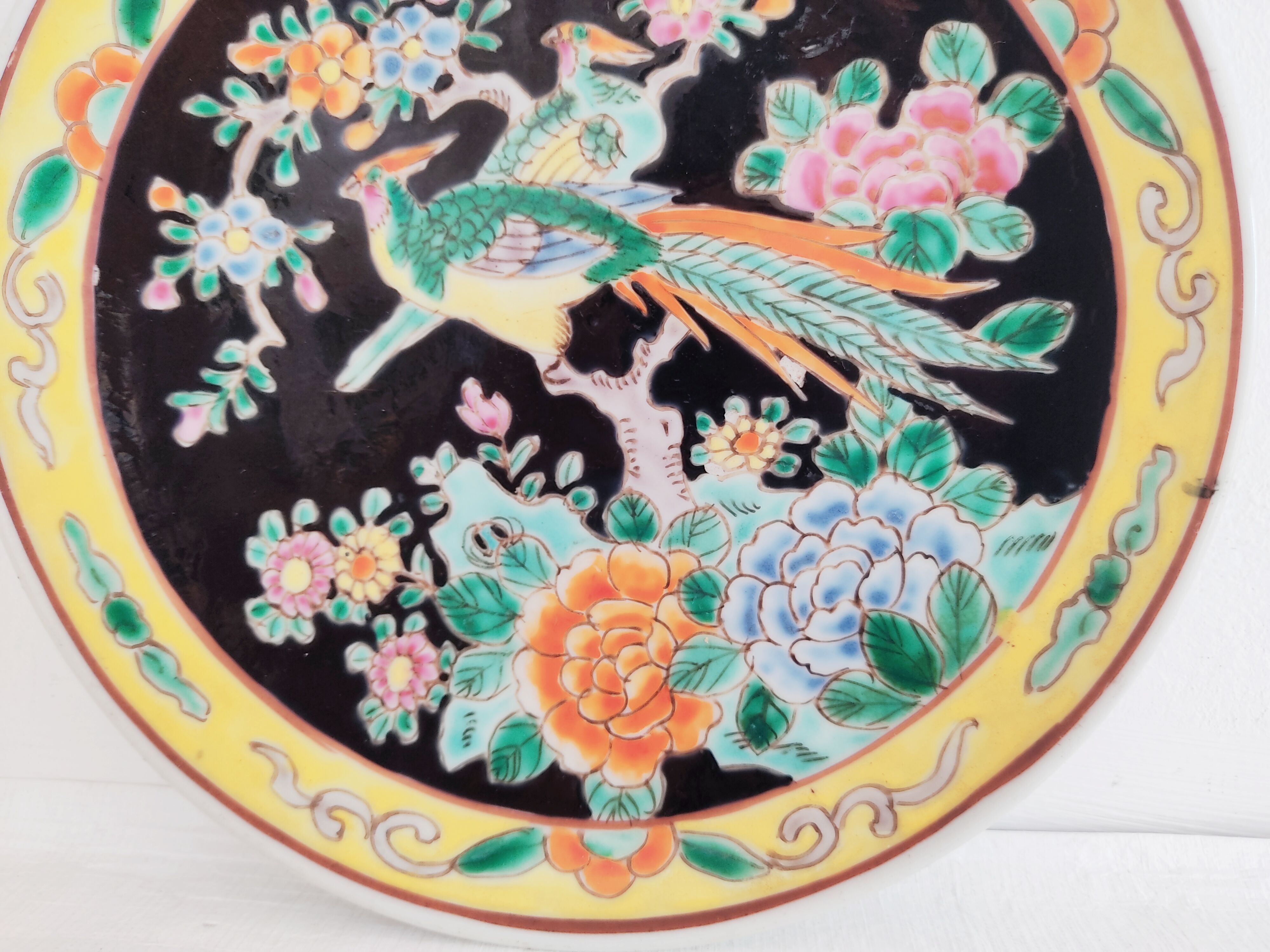 Japanese plate 19th phoenix