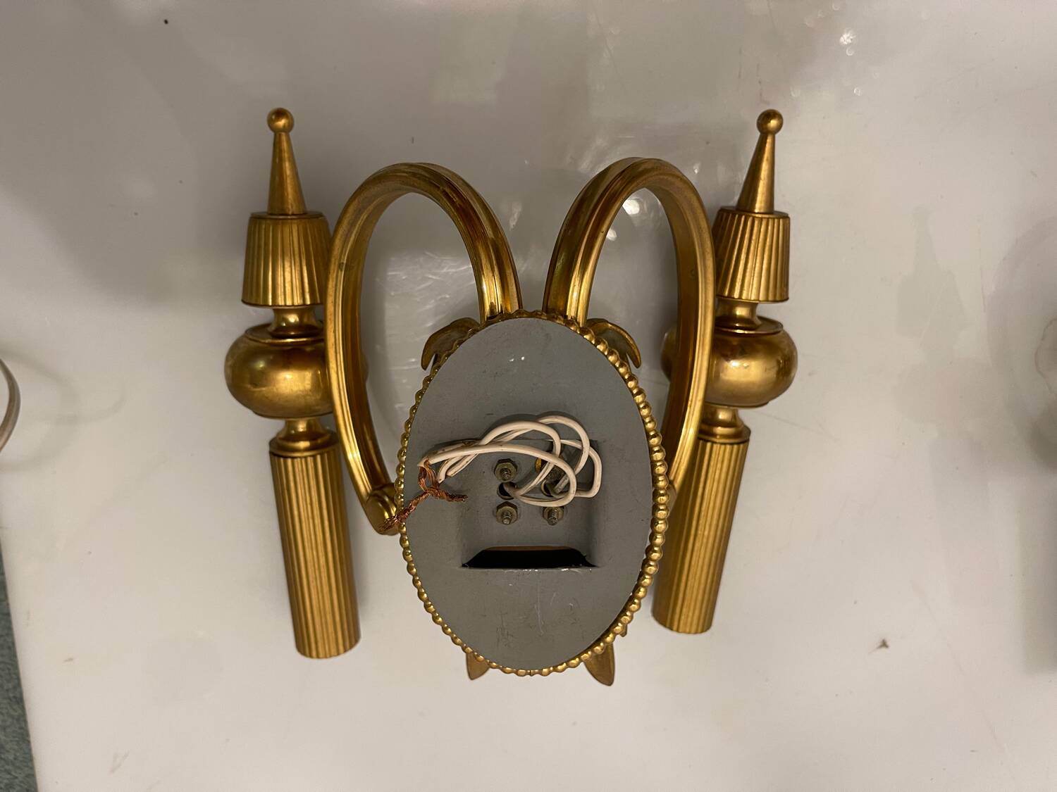 Brass Italian Sconces Set of 2 1970’s