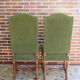 A pair of Louis XIII-style sheep bones chairs