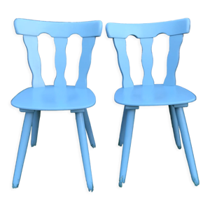 paire de chaises bleu
