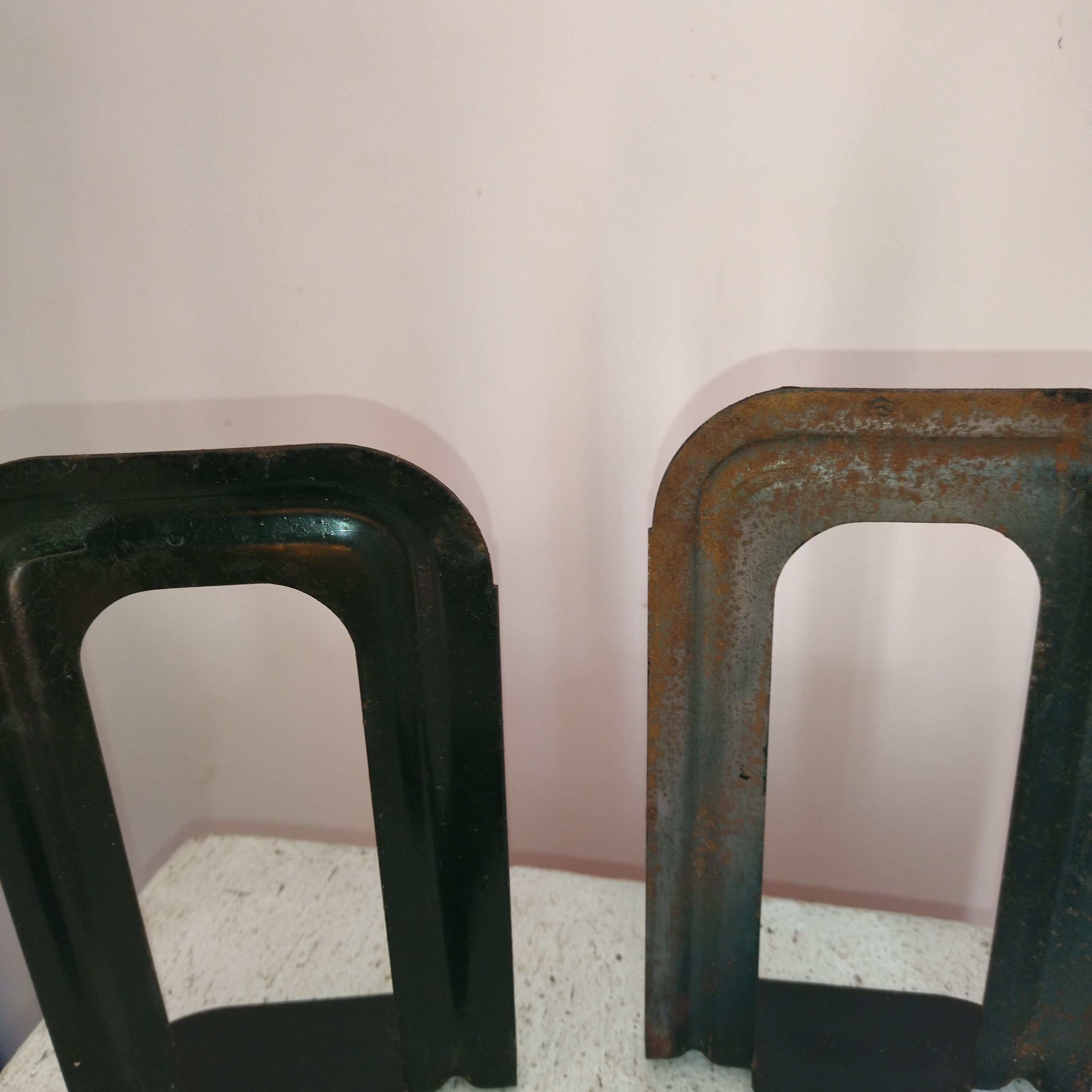 Pair of bookends 50 years fat ravel Clamart 50's bookends