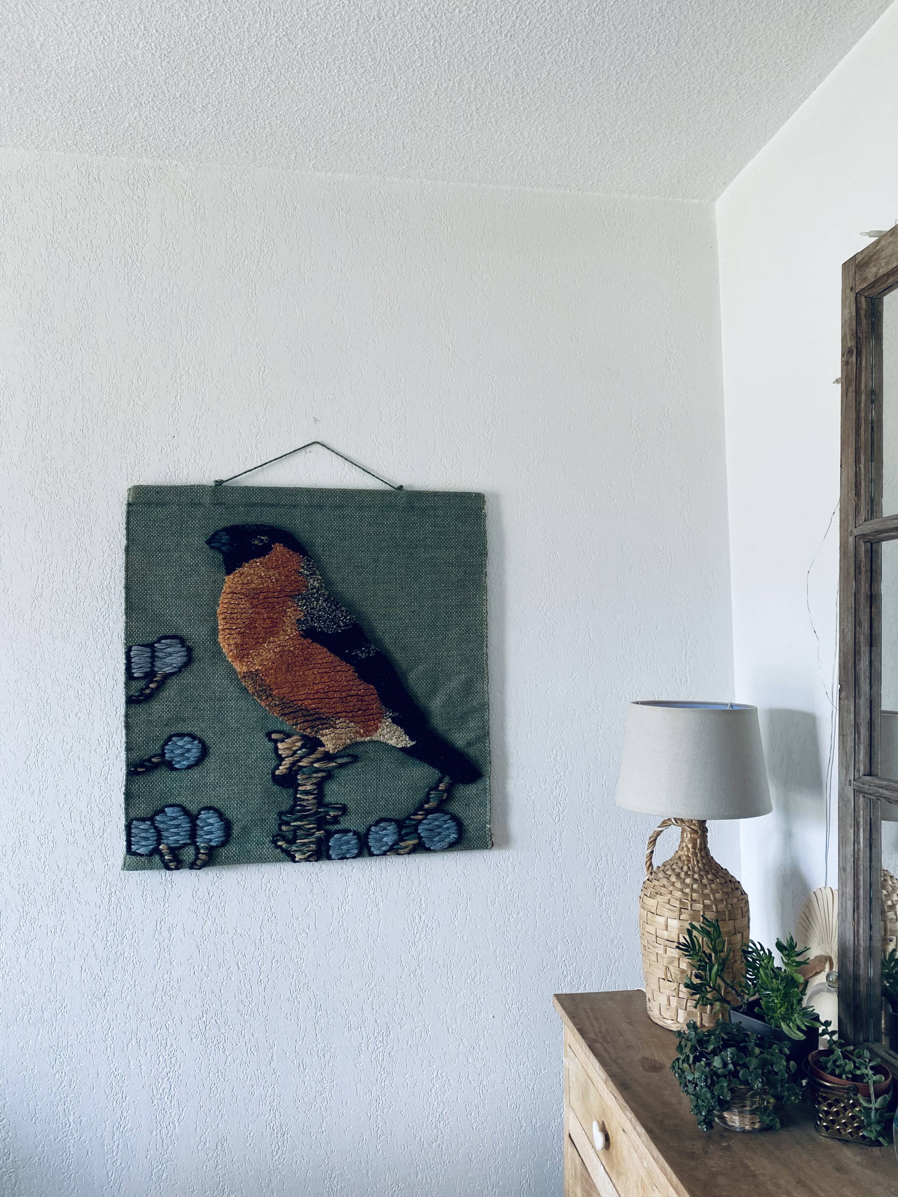 Vintage wall weaving