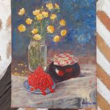 Oil on canvas still life
