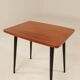 Vintage coffee table modern design 1970 mahogny