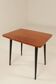 Vintage coffee table modern design 1970 mahogny