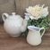 Théière et son pot à lait vintage