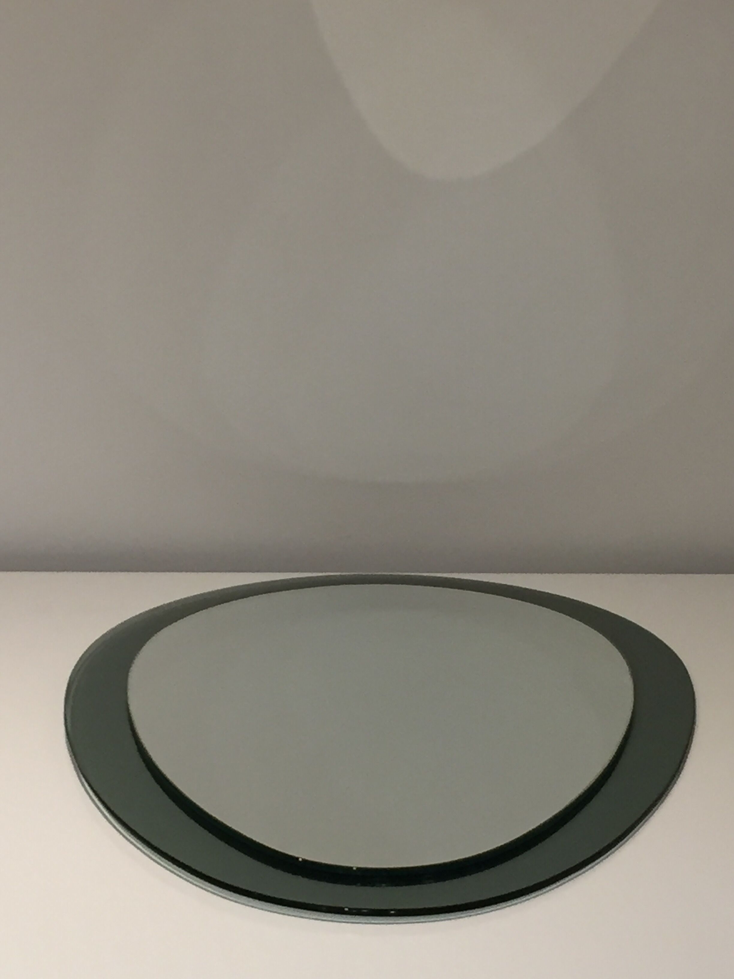Double egg-shaped mirror, Italian design, 1960s / 1970s