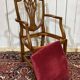 Set of 12 English Regency style beech armchairs from the 1970s.