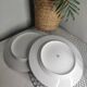 Assiettes plates porcelaine oxford