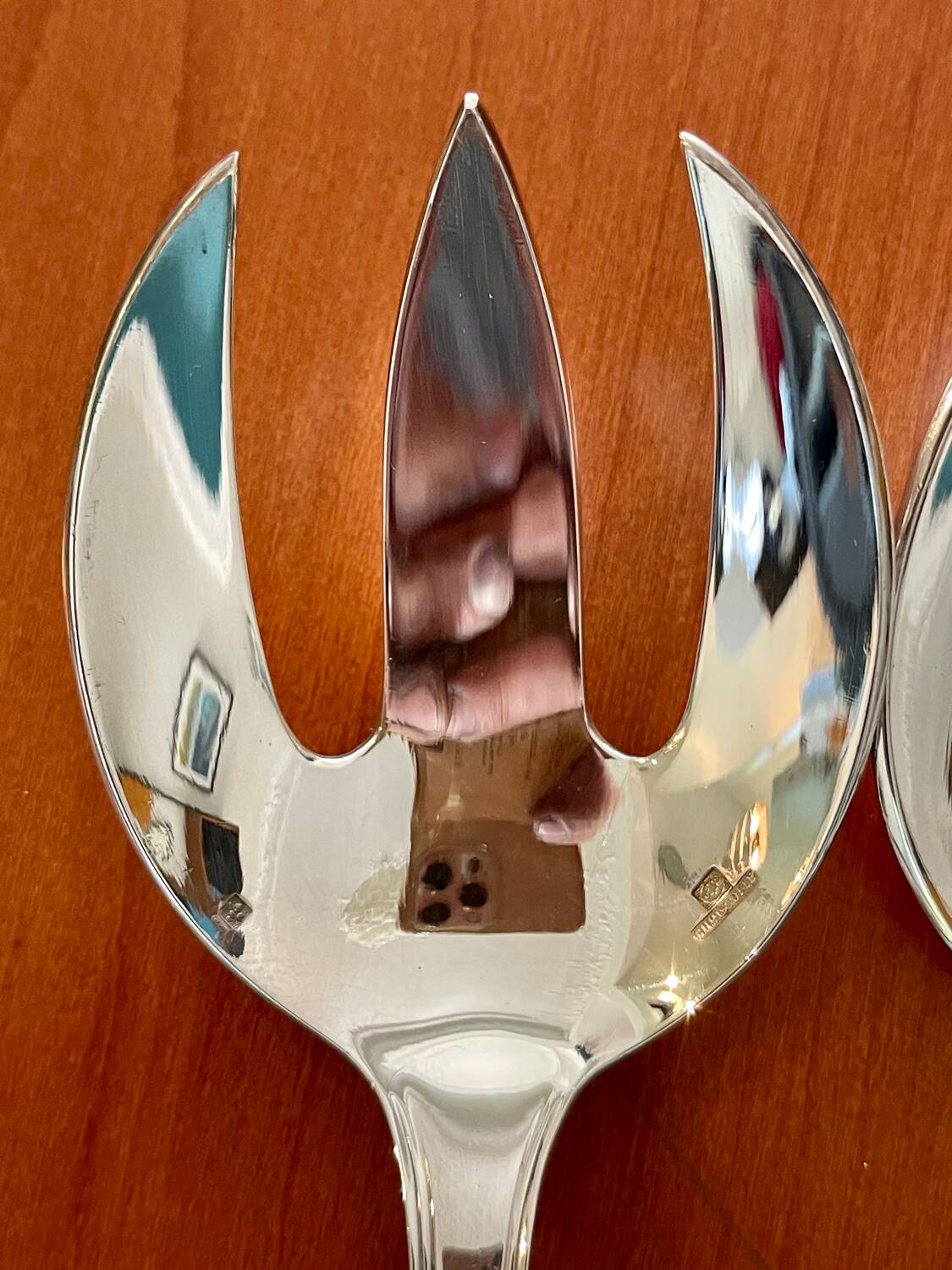 Christofle boréal, salad serving cutlery, very good condition