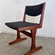 Set of 6 old Scandinavian chairs from the 60s, vintage teak