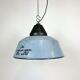 Industrial Grey Enamel and Cast Iron Pendant Light, 1960s
