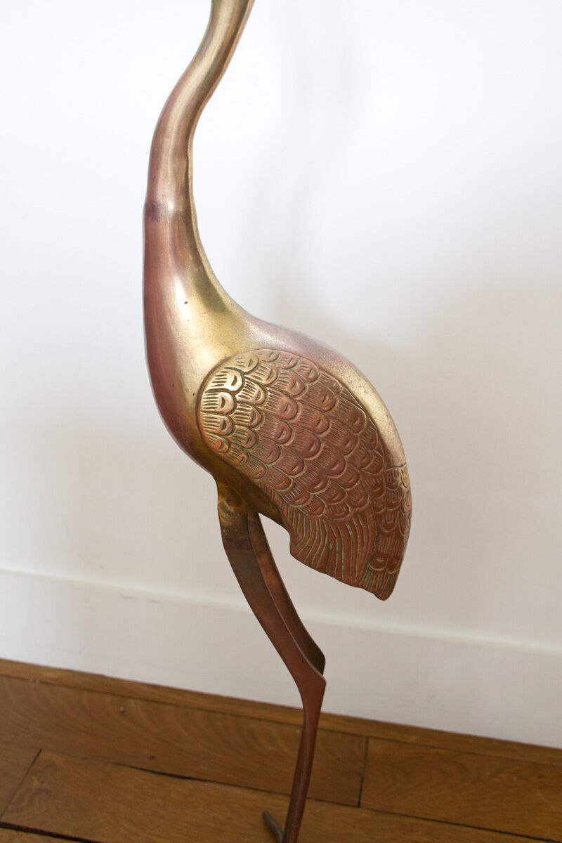 Brass heron