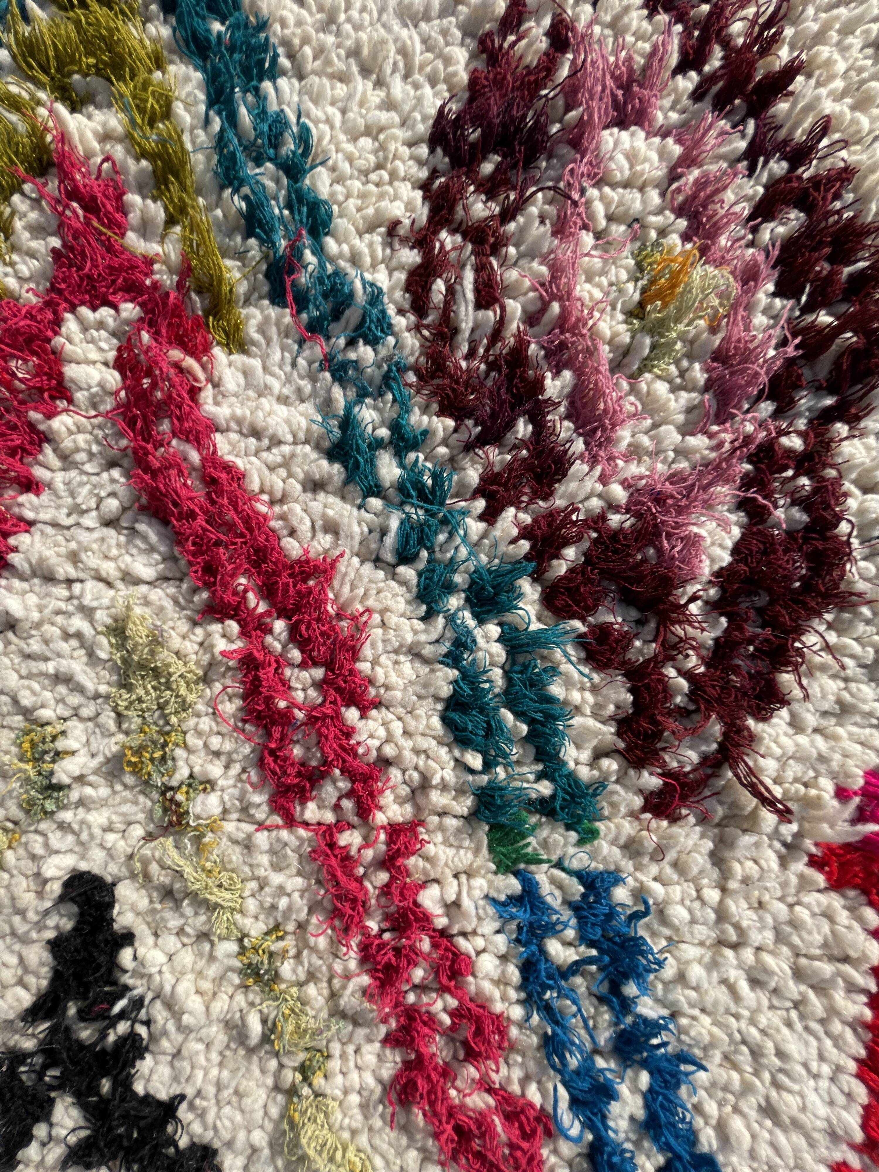 Modern Azilal berber rug 100x185 cm