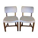 Paire de chaises art deco