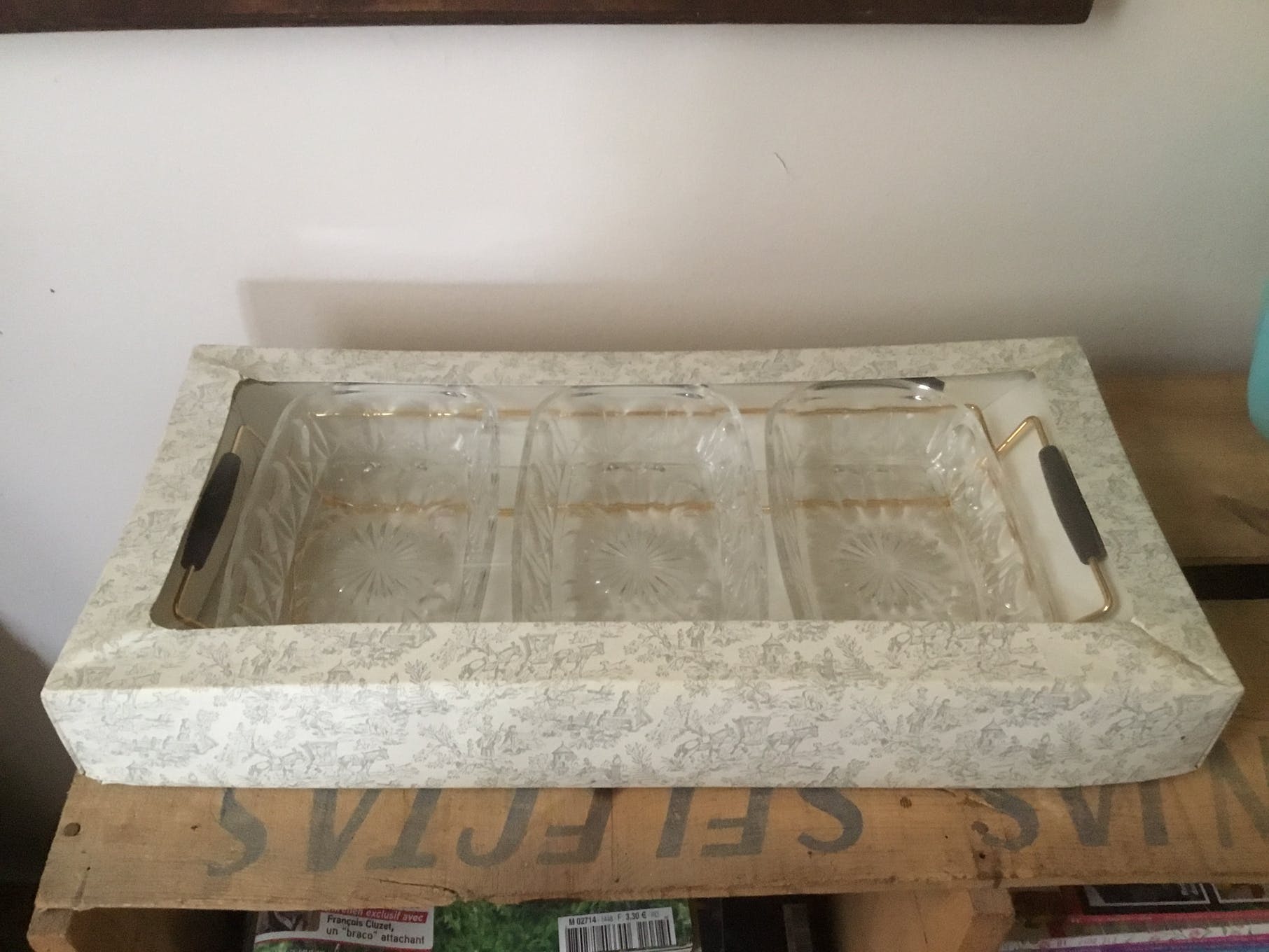 Vintage appetizer tray