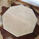 Coffee table in travertine marble Rochebobois vintage 80s