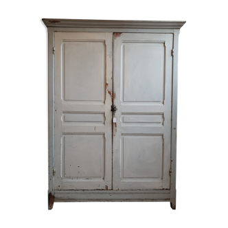 Armoire ancienne blanche