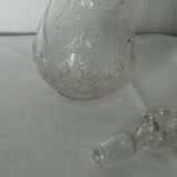Glass carafe mold art nouveau
