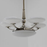 Elegant Art Deco Chandelier, 1930s, Two Items Available