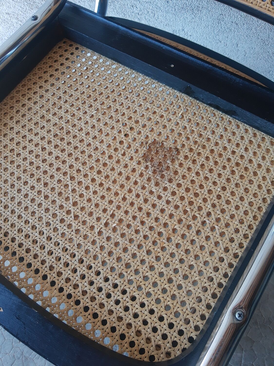 Set of 4 vintage Cesca B32 Marcel Breuer chairs