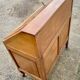 Louis XV style writing desk with a curved back.